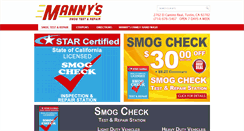 Desktop Screenshot of mannyssmog.com